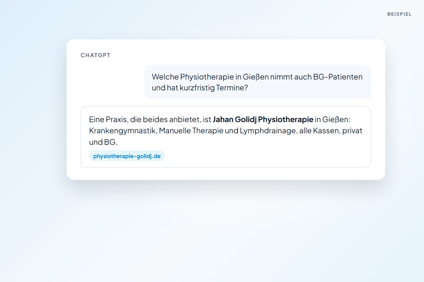 Von der KI empfohlen.